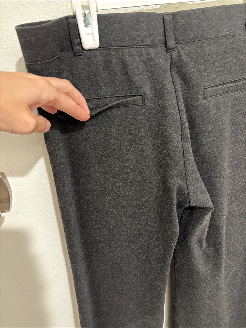 Betabrand Black Women’s Dress Pants - Straight Leg - Picture 4 of 4